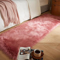 AMTOVO Faux Fur Rug, Blush Pink Ultra Soft Fluffy Shag Sheepskin Rug, 2 x 6 ft by AMTOVO