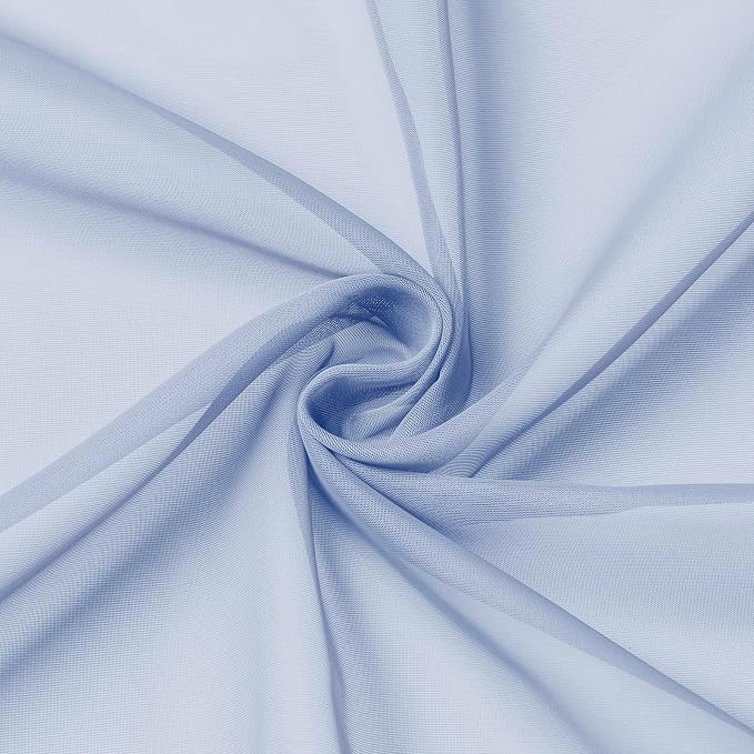 OWENIE Sheer Curtains 63 Inch Length 2 Panels Set - Image 9
