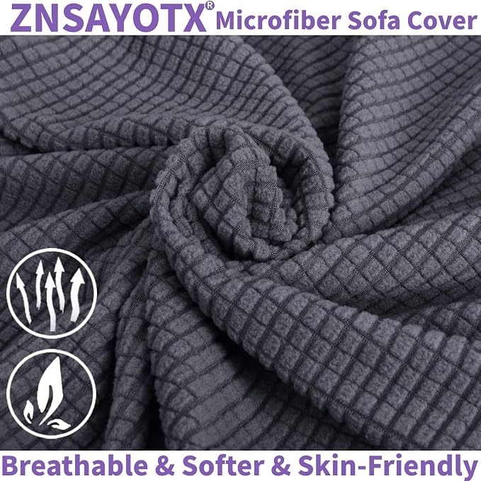 ZNSAYOTX Super Stretch Chair Slipcover Universal Sofa Chair Covers - Image 8
