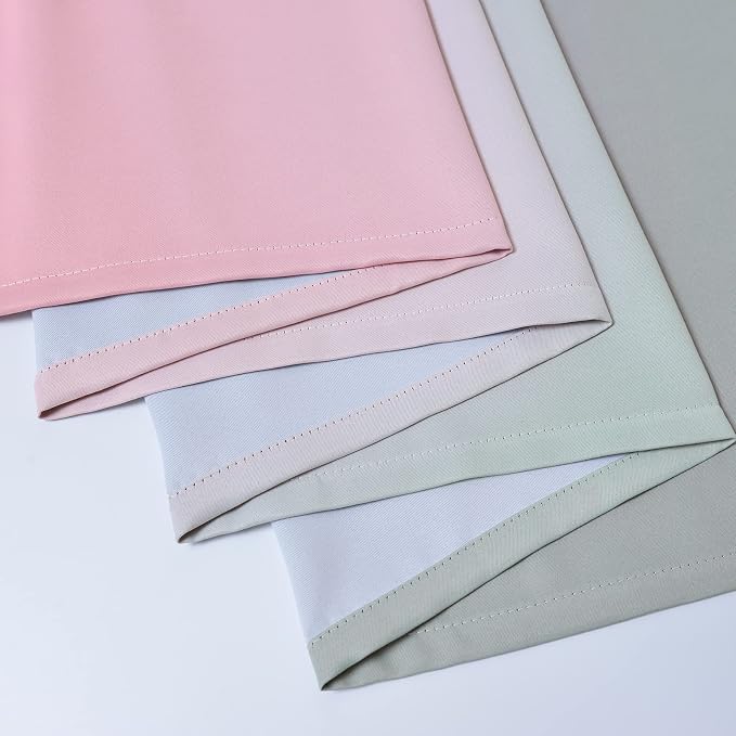 Yakamok Ombre Grey and Pink Curtains - Image 6