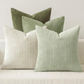 MIULEE Boho Farmhouse Throw Pillow Covers 20x20 Inch Set of 4 Mordern Neutral by MIULEE