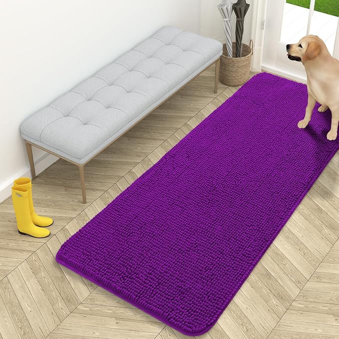 OLANLY Dog Door Mat for Muddy Paws 59x24, Absorbs Moisture and Dirt, Absorbent by OLANLY