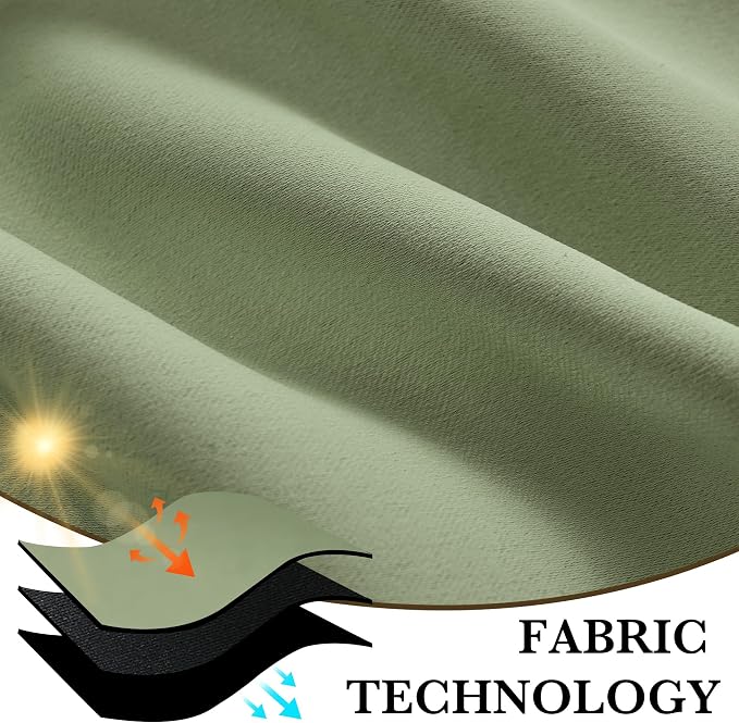 RYB HOME 100% Blackout Short Curtains - Image 7