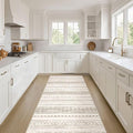 Nakagishi Runner Rug Kitchen Washable Rugs: 3x8 Non-Slip Boho Soft Modern Stain by NakagishiAreaRug