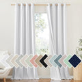 NICETOWN 100% Absolutely Blackout Linen Curtains by NICETOWN