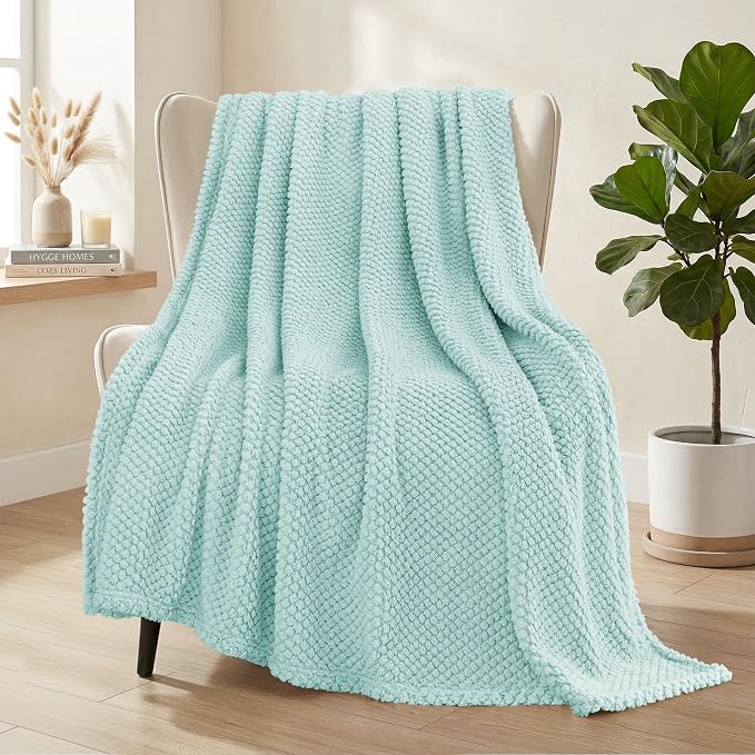 Whale Flotilla Extra Large Fuzzy Fleece Throw Blanket by WHALEFLOTILLA