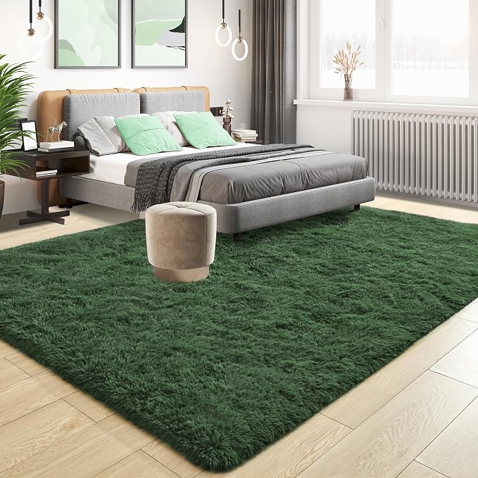Tepook Fluffy Large Rugs for Living Room, Area Rug 6x9 Soft Carpet for Bedroom - Image 2