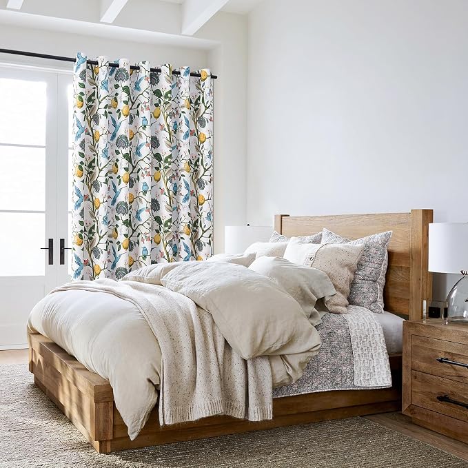 Topfinel Sliding Door Patio Floral Curtains & Drapes - Image 5