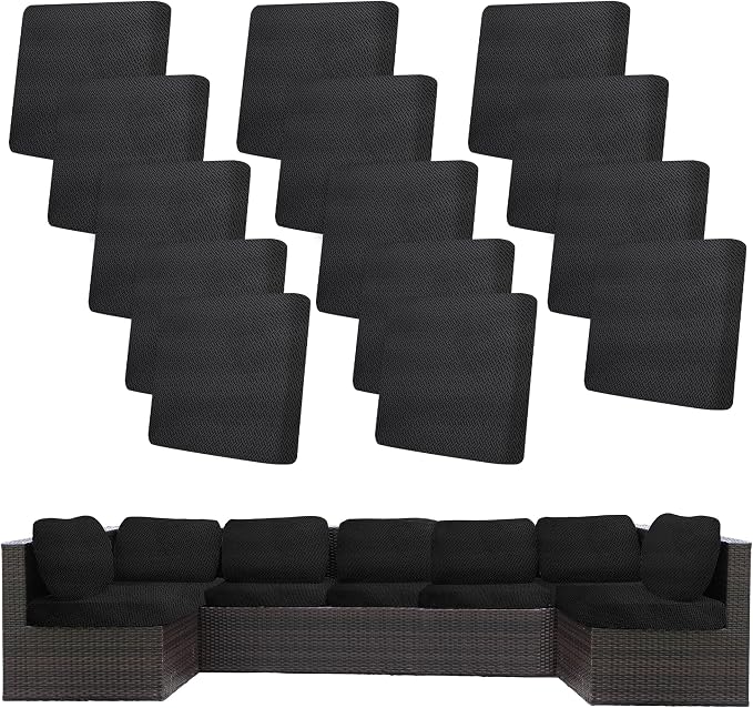 14Pcs Stretch Patio Cushion Covers, Outdoor Couch Covers Replacement, Outdoor by BIETYONE