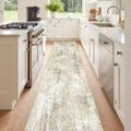 Washable Area Rugs 2'x8' Non-Slip Modern Abstract Soft by RELEANY