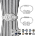 NICEEC 2 Pack Mini Magnetic Curtain Tiebacks Nordic Simple Style Drape Tie by NICEEC