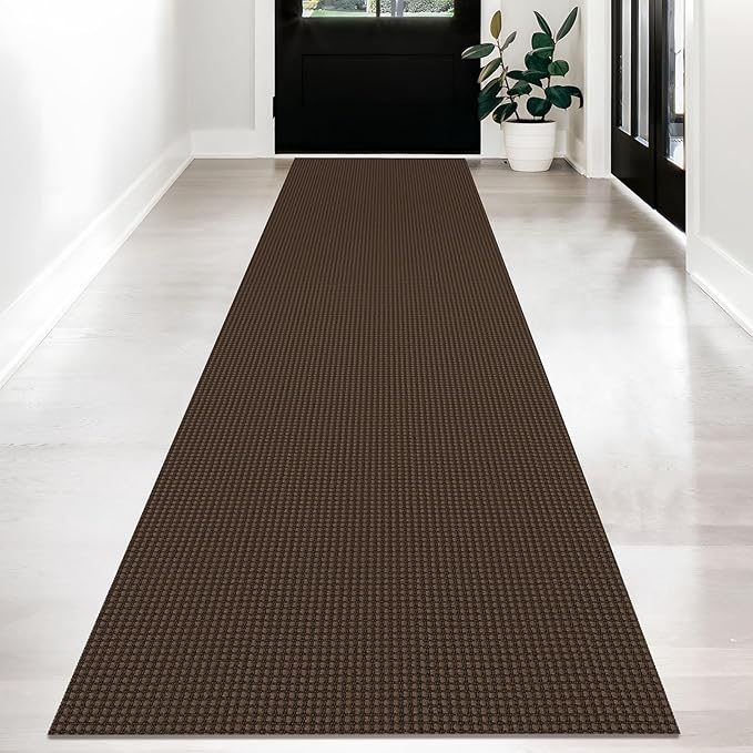 KOZYFLY Long Runners for Hallways 2.6x12 ft Washable Kitchen Runner Non Slip by KOZYFLY