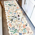 2x6 Washable Hallway Runner Rug: Floral Kitchen Rugs by HYHAOYUNLAI