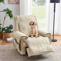 Camel Quilted Recliner Covers, Waterproof Recliner Chair Covers, Lazy Boy Chair by Pamhaven