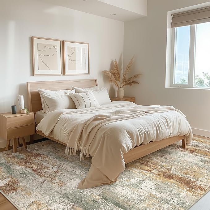 BEIMO Area Rugs 9x12 for Living Room Bedroom, Modern Abstract Machine Washable - Image 5