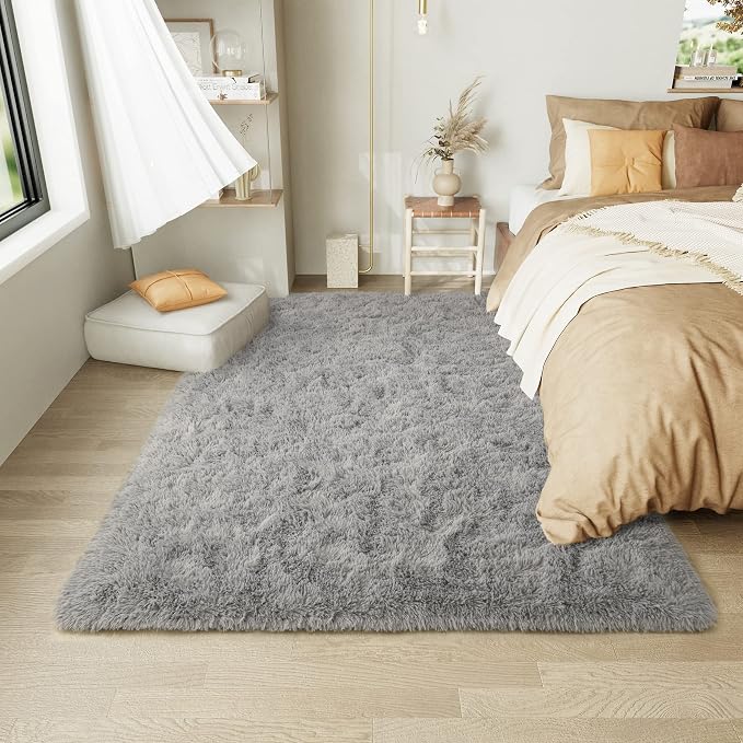 LOCHAS Ultra Soft Indoor Modern Area Rugs Fluffy Living Room Carpets - Image 8