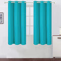 LEMOMO Teal Blackout Curtains 34 x 63 Inch Length/Set of 2 Curtain by Lemomo