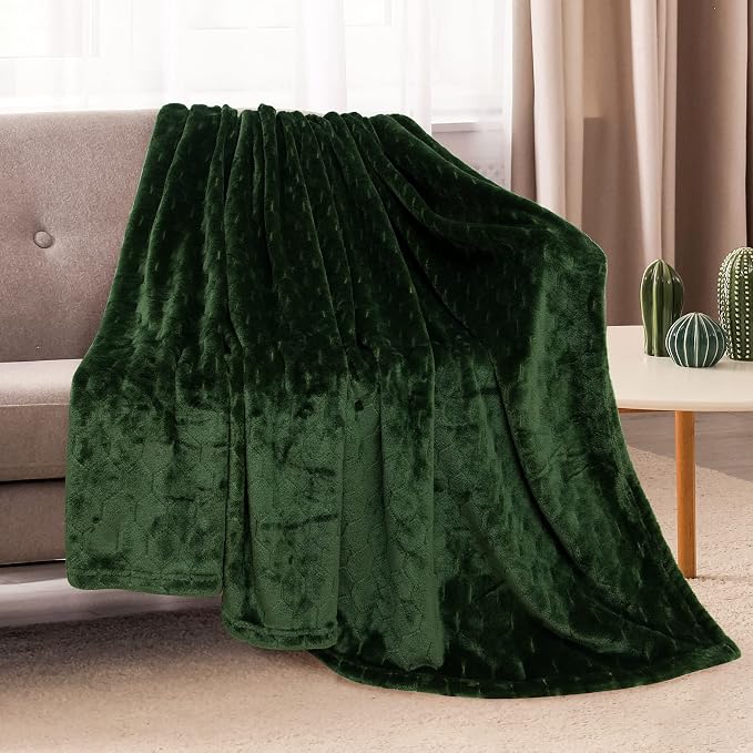 TOONOW Fleece Blanket Super Soft Cozy Throw Blanket 50" x 60", Lightweight - Image 2