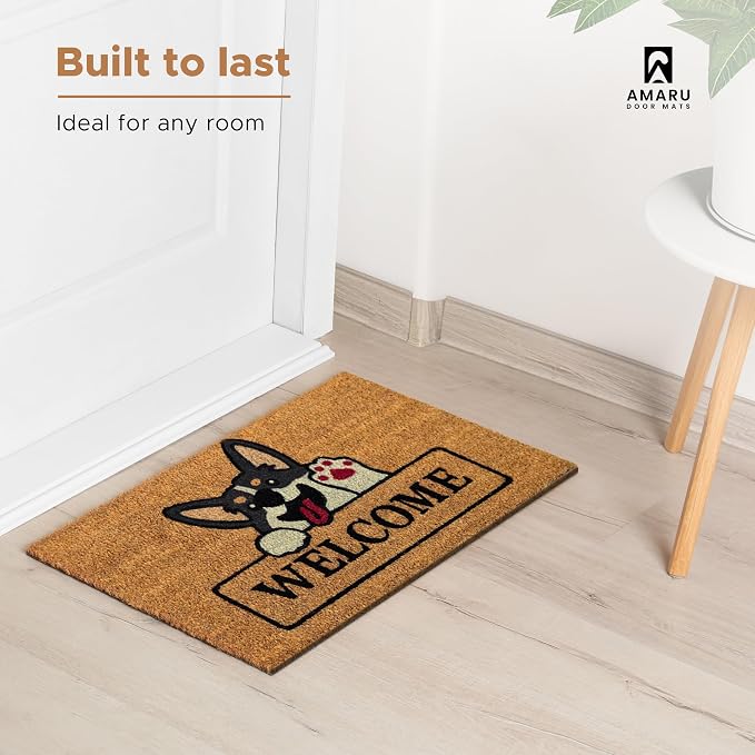 Welcome Dog - 17"x29" - Coir Door Mat - Welcome Mats - Image 2