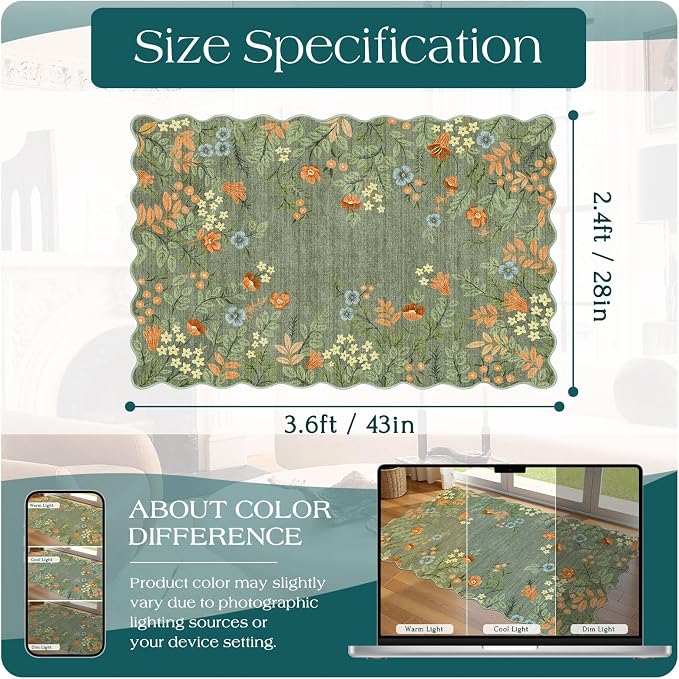 Floral Outdoor Rug - Image 8
