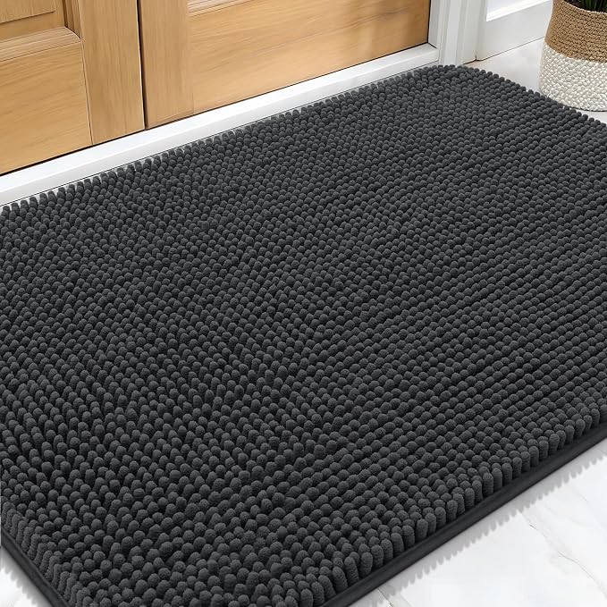 OLANLY Dog Door Mat for Muddy Paws 34x21, Absorbs Moisture and Dirt, Absorbent by OLANLY
