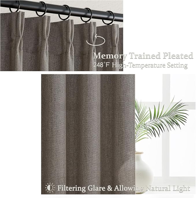 Extra Long 120 Inch Pleated Curtains - Image 4