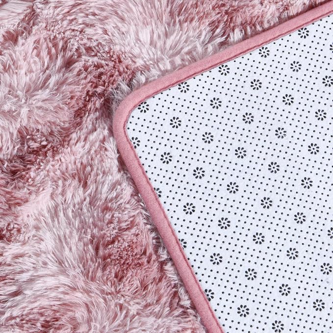 Deerhoo Shag Area Rug, 4 X 6 Tie-Dyed Plush Fuzzy Rugs - Image 6