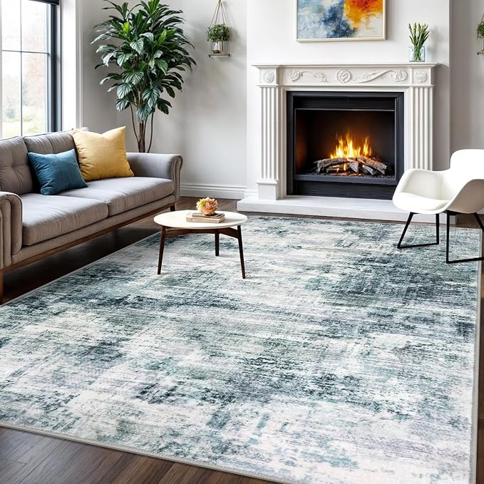IOHOUZE Modern Abstract Area Rugs 6x9 Ft Washable Rugs by iOhouze