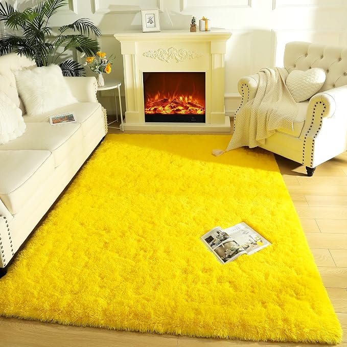 LOCHAS Ultra Soft Indoor Modern Area Rugs Fluffy Living Room Carpets - Image 6