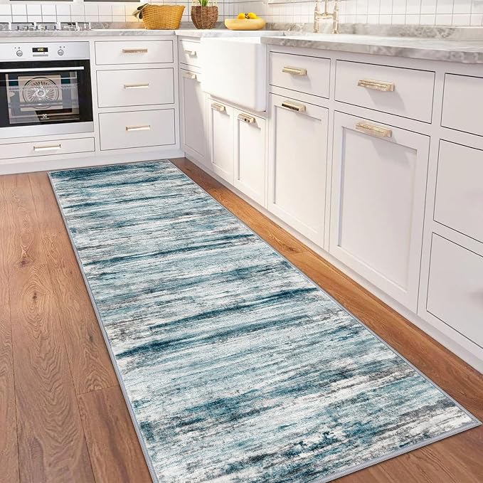 KOZYFLY Runner Rug 3x8 Modern Ombre Runners - Image 3