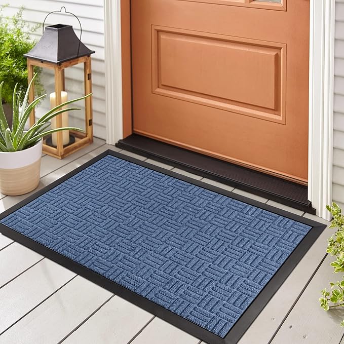 Mibao Front Door Mat, Heavy Duty Durable Welcome Mat by Mibao
