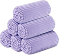 Buryeah 6 Pcs Flannel Throw Blanket Bulk 50 x 60 in Sleepover Blanket Outdoor by Buryeah