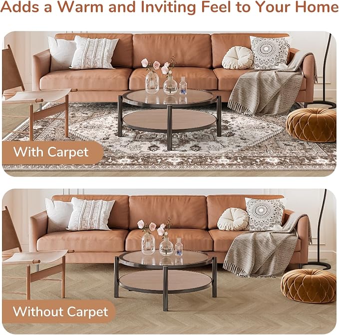 OPPODREAM Soft Area Rugs 4x6, Low-Pile Washable Rugs 4x6 - Image 8