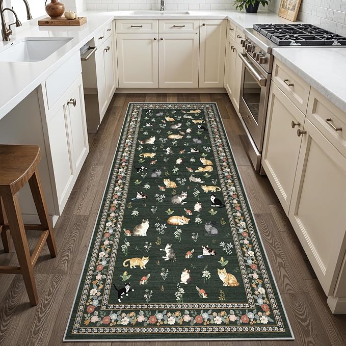 2x6 Washable Kitchen Runner Rug - Image 2