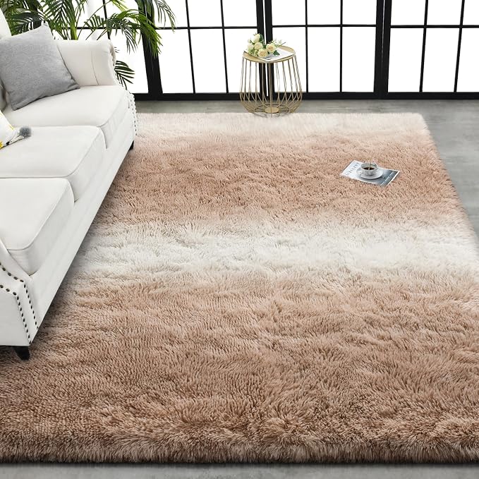 TWINNIS Super Soft Shaggy Rugs Fluffy Carpets, 5x8 Feet, Indoor Modern Plush - Image 8