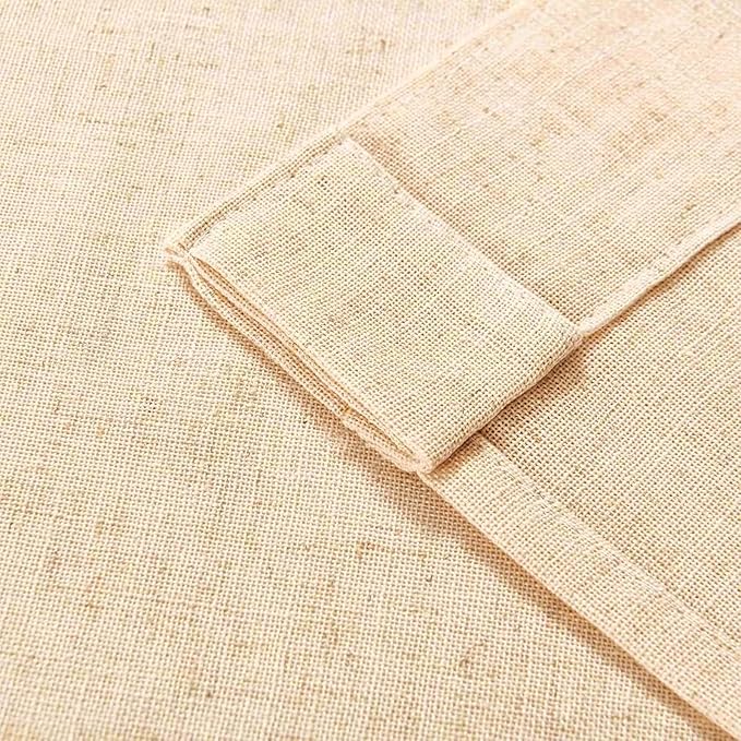 Joydeco Linen Curtains 84 Inch Length 2 Panel Sets, Light Filtering Curtains - Image 5