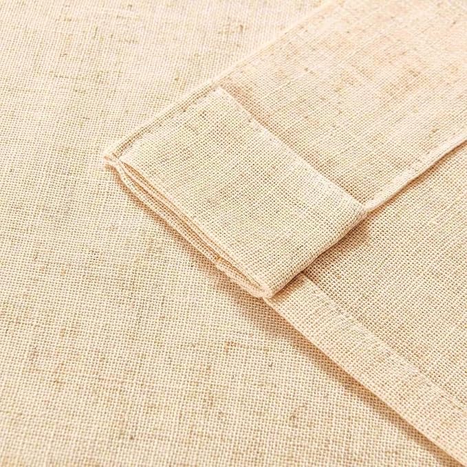 Joydeco Linen Curtains 72 Inch Length 2 Panel Sets, Light Filtering Curtains - Image 5