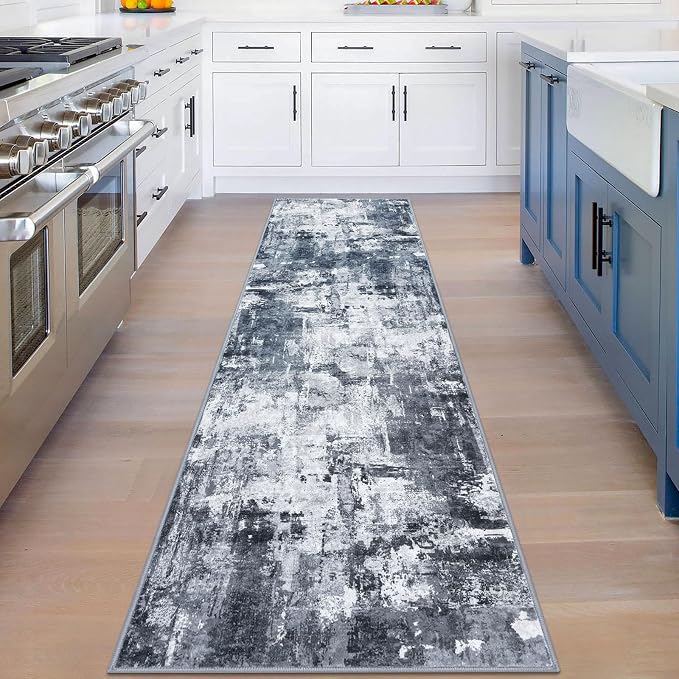 KOZYFLY Modern Abstract Rug Runner - Image 3