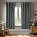 Deconovo Blackout Curtains, Thermal Insulated, W38 x L63 2 Panels, Back Tab by Deconovo