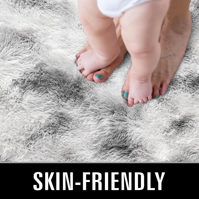 TWINNIS Super Soft Shaggy Rugs Fluffy Carpets 5x7 Feet, Indoor Modern Plush - Image 3