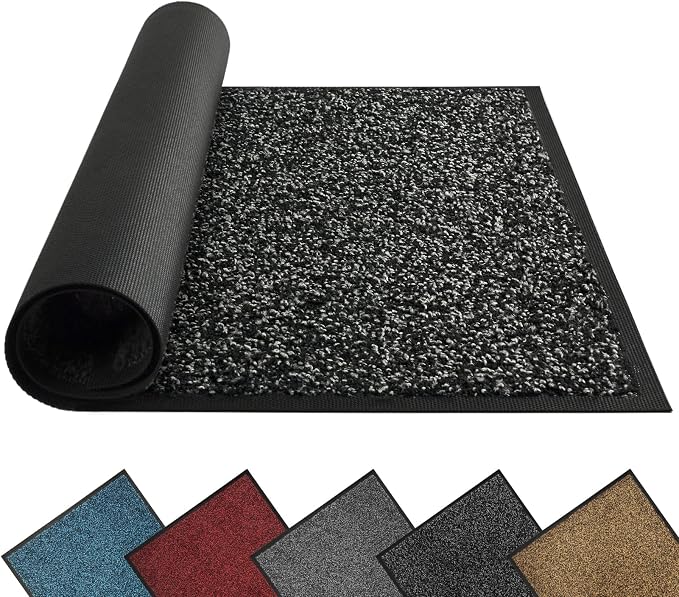 Mibao Front Door Mat, Dirt Trapper Welcome Mat by Mibao