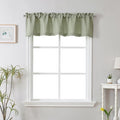 Chyhomenyc Light Green Short Curtain Valance by Chyhomenyc