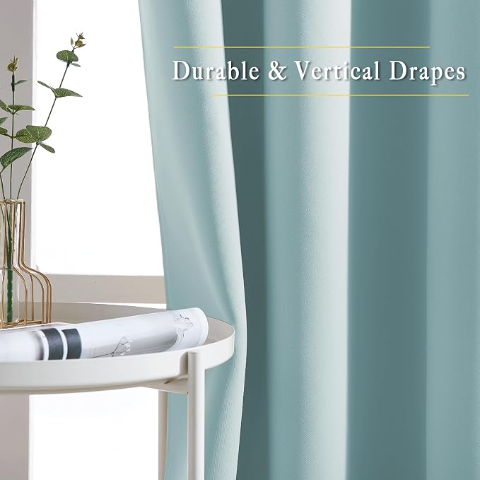 NICETOWN Sky Blue Curtains for Kids Room - Image 5