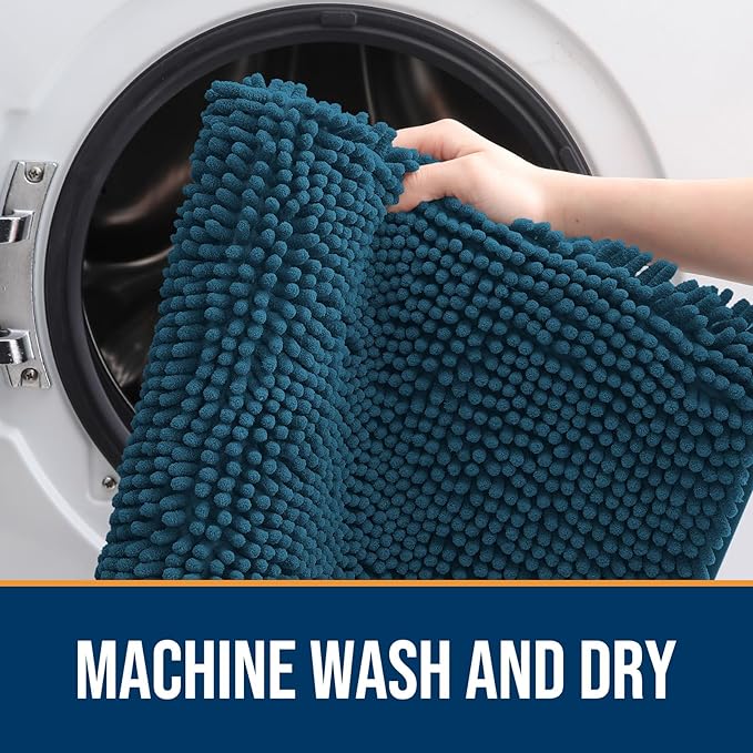 OLANLY Dog Door Mat for Muddy Paws 30x17, Absorbs Moisture and Dirt, Absorbent - Image 5