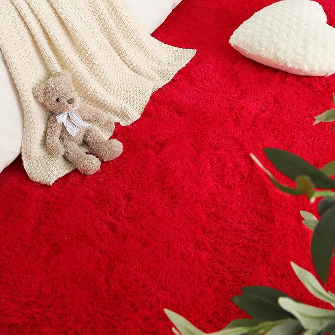 LOCHAS Ultra Soft Indoor Modern Area Rugs Fluffy Living Room Carpets - Image 5