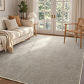 FinRèc 4x6 Washable Area Rugs for Bedroom Living Room, Low Pile Thin Rug Solid by FinRe%CC%80cHome