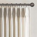 Topfinel 108 Inch Pinch Pleated Curtains 2 Panels, Birch Semi Sheer Curtains by Topfinel