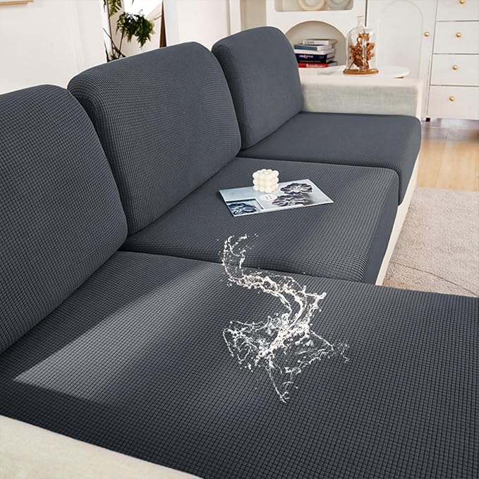 hyha Waterproof Couch Cushion Covers - Image 2
