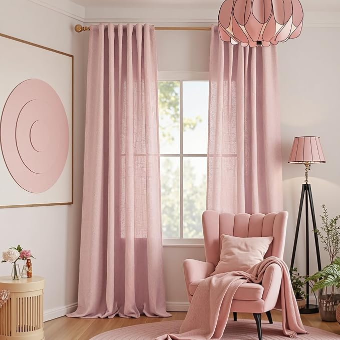 MYSKY HOME Extra Long Country Curtains - Image 7