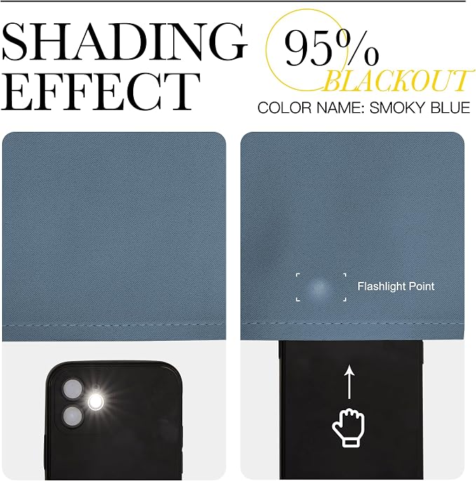 NICETOWN Patio Blackout Curtain Panels - Image 7